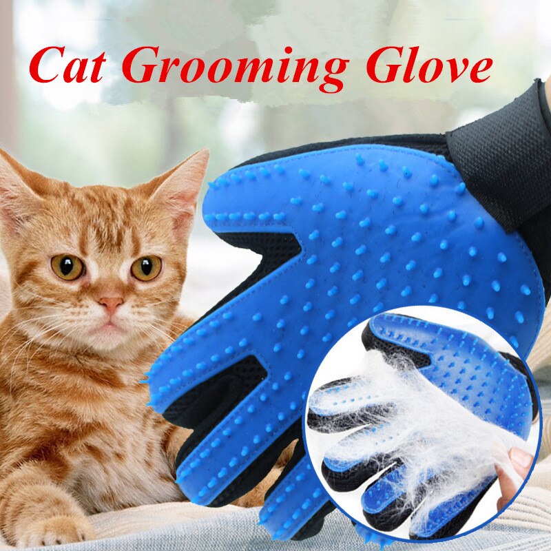Kat Grooming Handschoen Voor Katten Hond Haar Deshedding Borstel Kam Handschoen Voor Hond Vinger Reiniging Massage Handschoen Borstel voor Animal