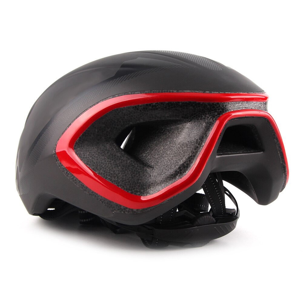Rød cykelhjelm landevejscykelhjelm aerohjelm voksne mænd triathlon tri race cykel tt hjelme casco ciclismo bicicleta hombre