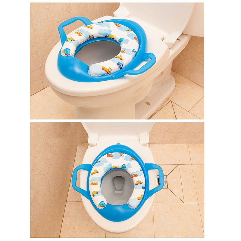 Baby Potties Zachte Toilet Training Seat Kinderen Trainer Met Handvat WC Assistent Potje Wc Pad voor Kid