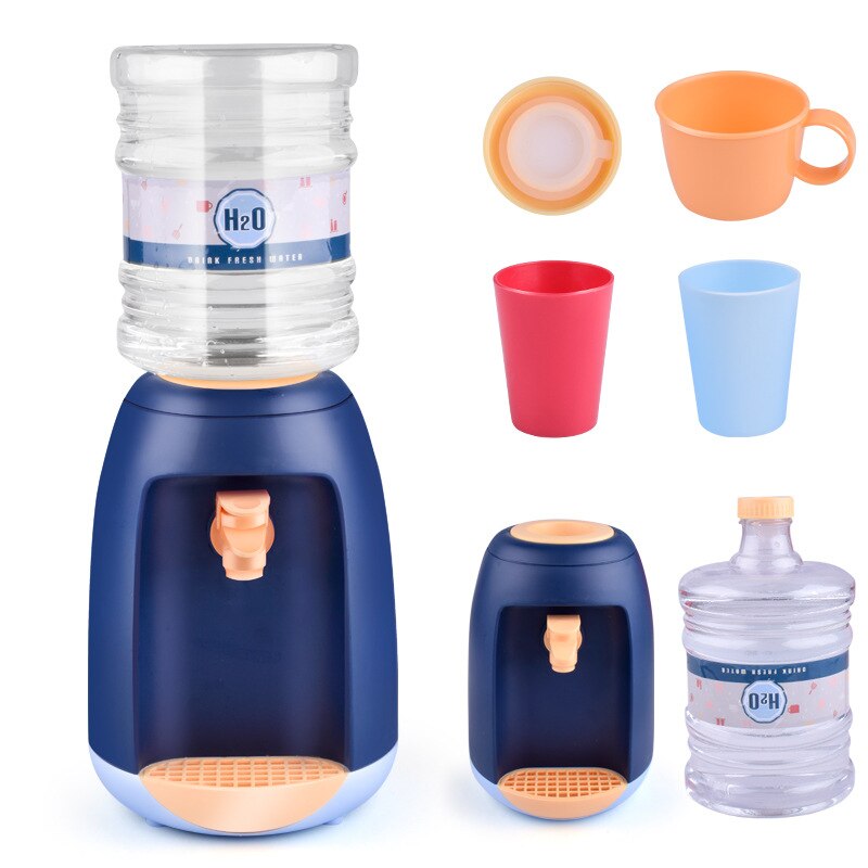 Per Bambini di alta Qualità Nuovo Puzzle di Casa del Gioco di Simulazione Cucina Giocattolo Ragazze di Simulazione Cucina Set Da Tavola Per Bambini Giocattoli: Blue water dispenser