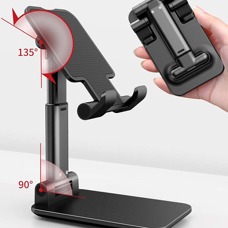 Desk Mobile Phone Holder Stand For iPhone iPad Xiaomi Adjustable Desktop Tablet Holder Universal Table Cell Phone Stand