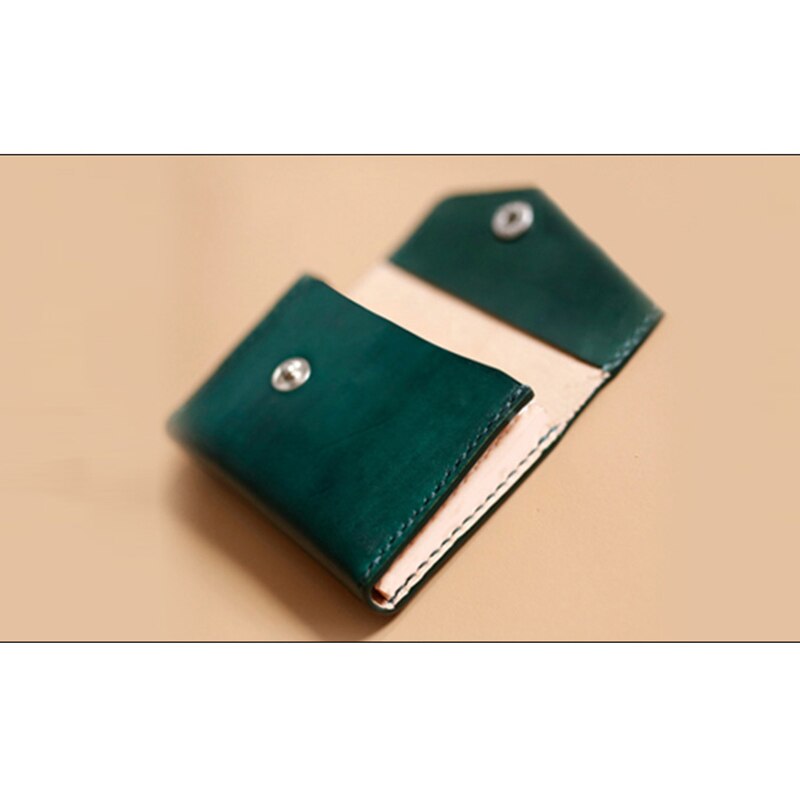 DIY Short Wallet Kraft Paper Pattern Business Card Sewing Paper Stencil Leather Craft Handmade Layout Drawing Mold Supplies