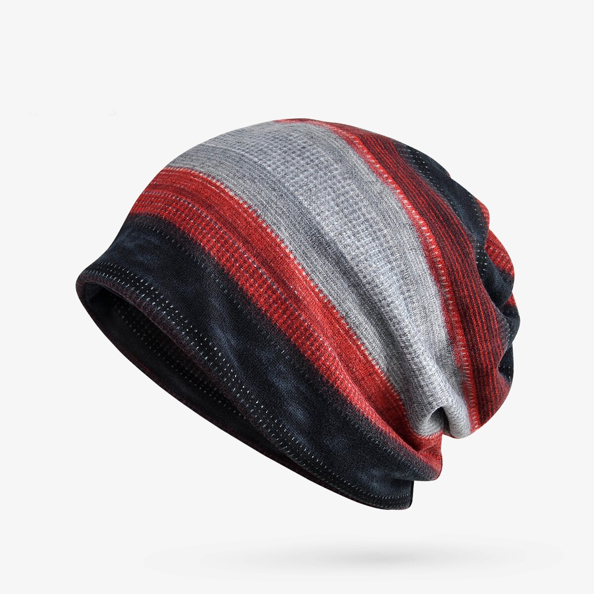 Vinter beanie hat tørklæde tyk varmere strik hat til mænd kvinder fleeceforhue