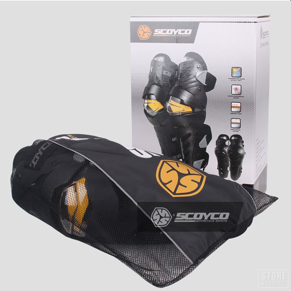 SCOYCO Moto Protection Motorcycle Knee Pads Moto Elbow Protection Moto Equipment Motorcycle Knee Protector for Men Women