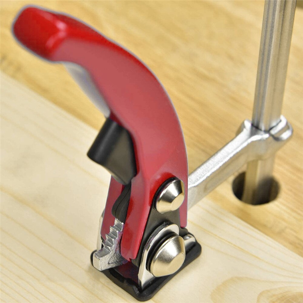 F Clamp Fast Guide Rail Clamp Pressure Carpenter Heavy Duty Adjustable Fast Clamping And Guide Rail System Woodworking Hand Tool