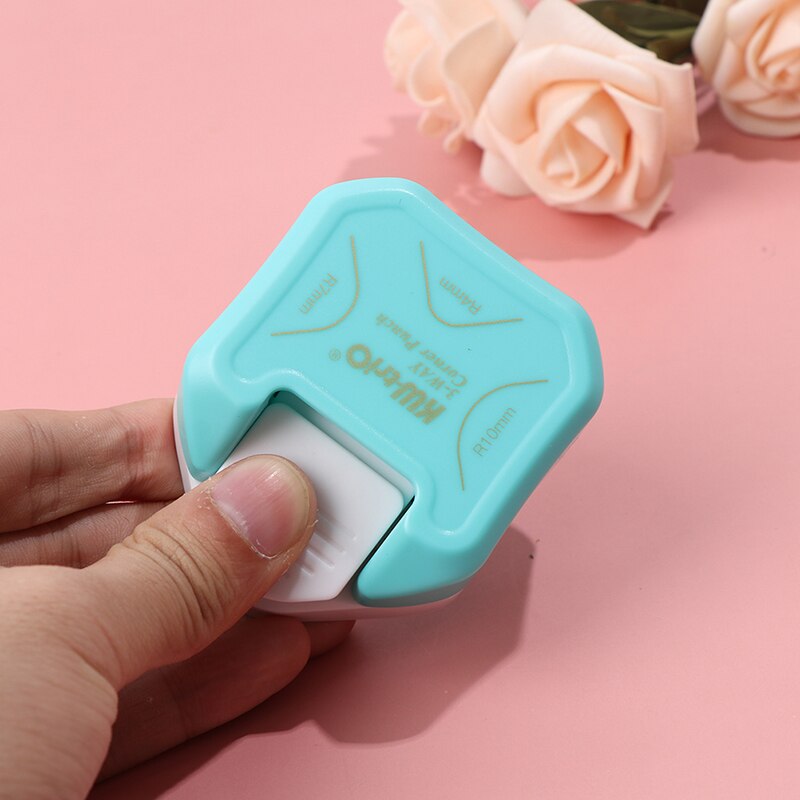 3 in 1 Corner Rounder Punch 3 Way Corner Cutter for Paper Craft Laminate DIY