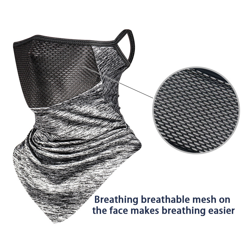 Män vandring cykla helmask bandana andningsbar cykelmask sporthalsduk sommar balaclava cykelsport halvansiktsmask