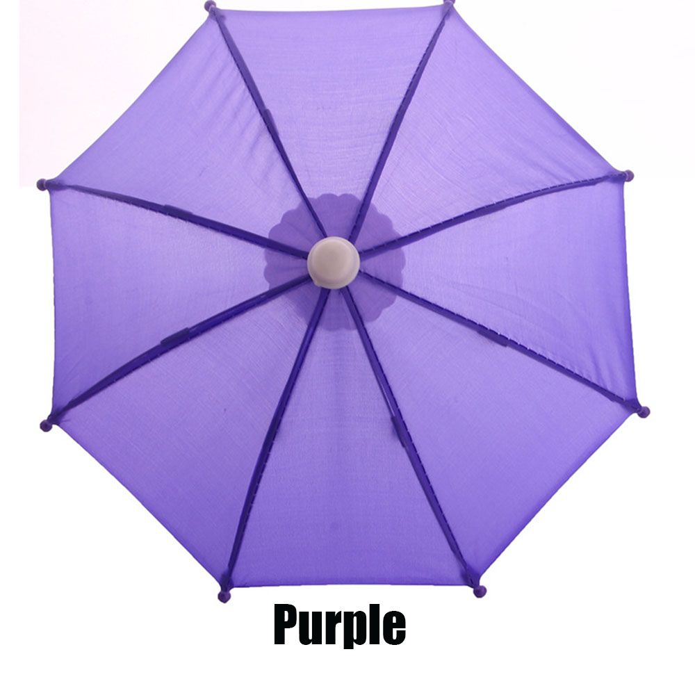 Neue Stil Bunte Kunststoff Mini Regenschirm Regen Getriebe Spielzeug Regenschirm Baby Spielzeug Mädchen Puppe Verschönerung Puppe Kleidung Dekoration: ArmyGreen