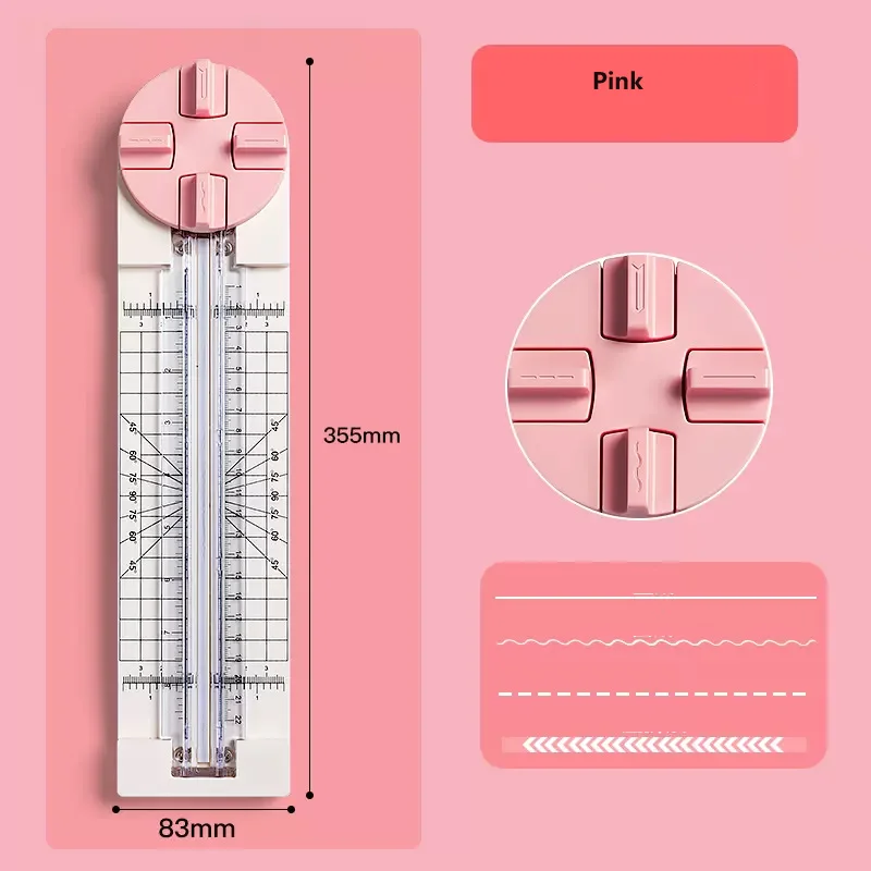 Paper Trimmer 4 Styles Craft Paper Cutter Multi-Function Scrapbooking Tool for Cutting Paper Photos Scrapbook Postcard: light yellow
