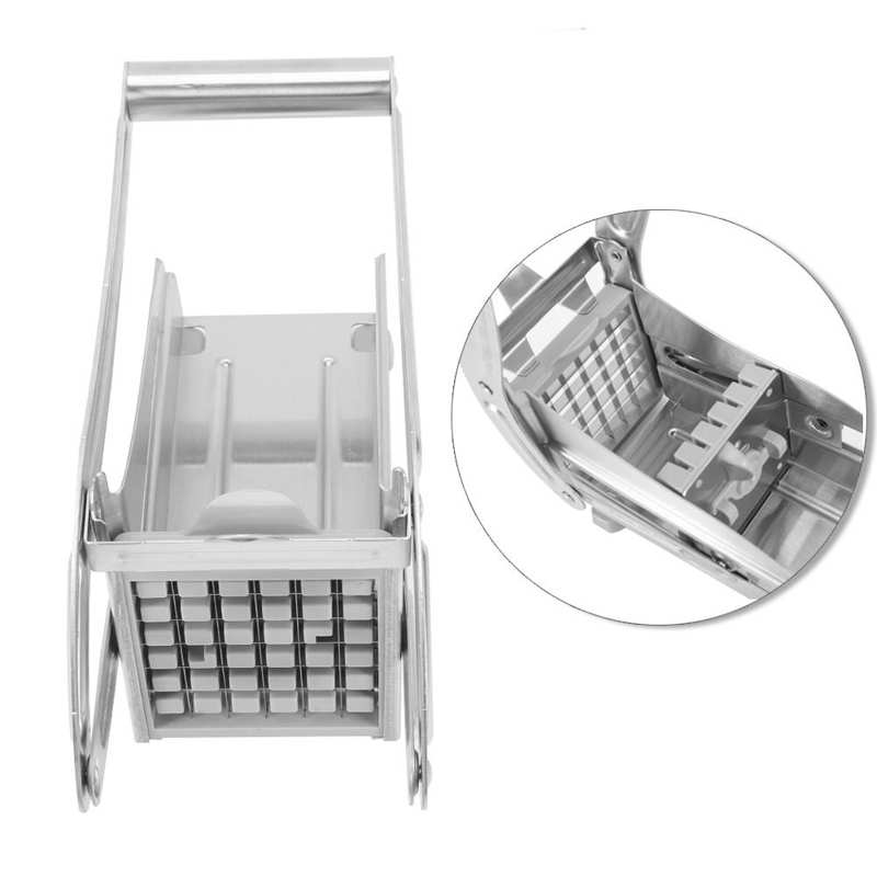 Stainless Steel Potato Press Slicer Home Press Fries Machine Potato Chips French Fries Cutter Kitchen Gadgets Vegetable Tool