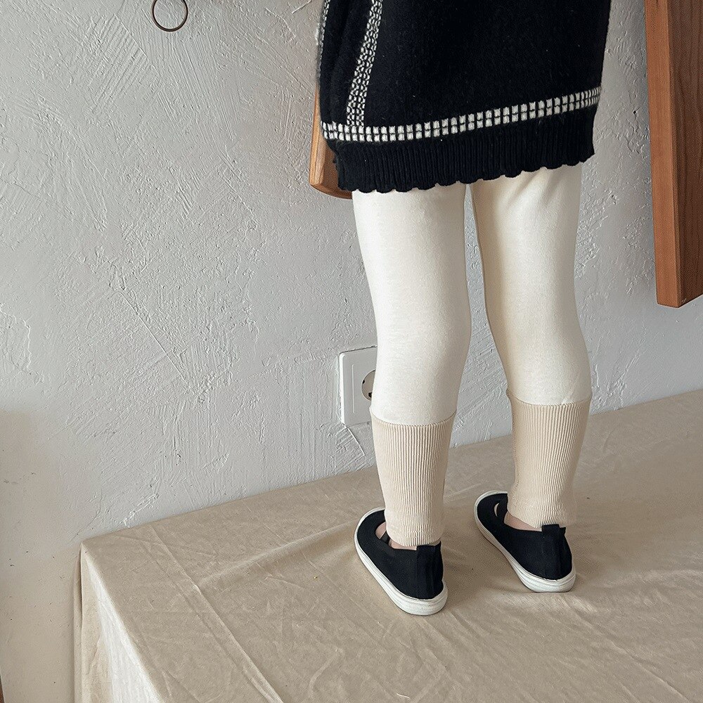 Mallas elásticas informales para niñas, Leggings de retales, ropa para niños de 1 a 8 años, novedad de 2022
