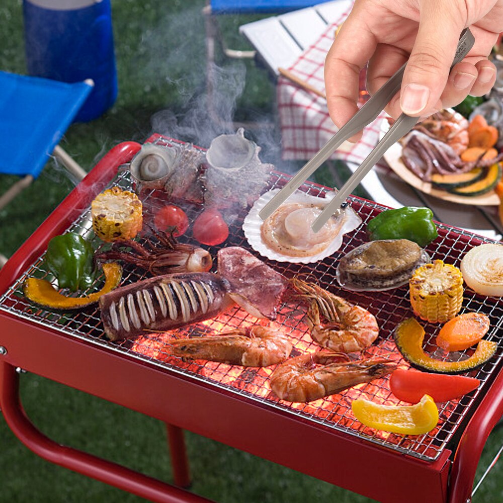 Titanium Grill Plaat Ultralight Barbecue Rack Bbq Gaas Bakken Braden Cooling Netto Plaat Voor Outdoor Camping Backpacken