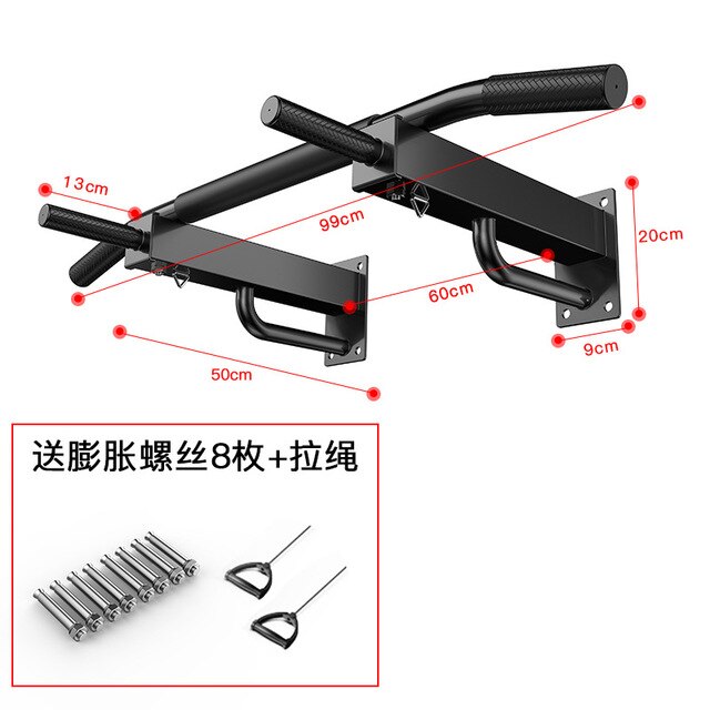 Wall Horizontal Bar Indoor Parallel Bar Fitness Training Wall Perforated Horizontal Bar Parallel Bar Adult Home Fitness Equipmen: 2