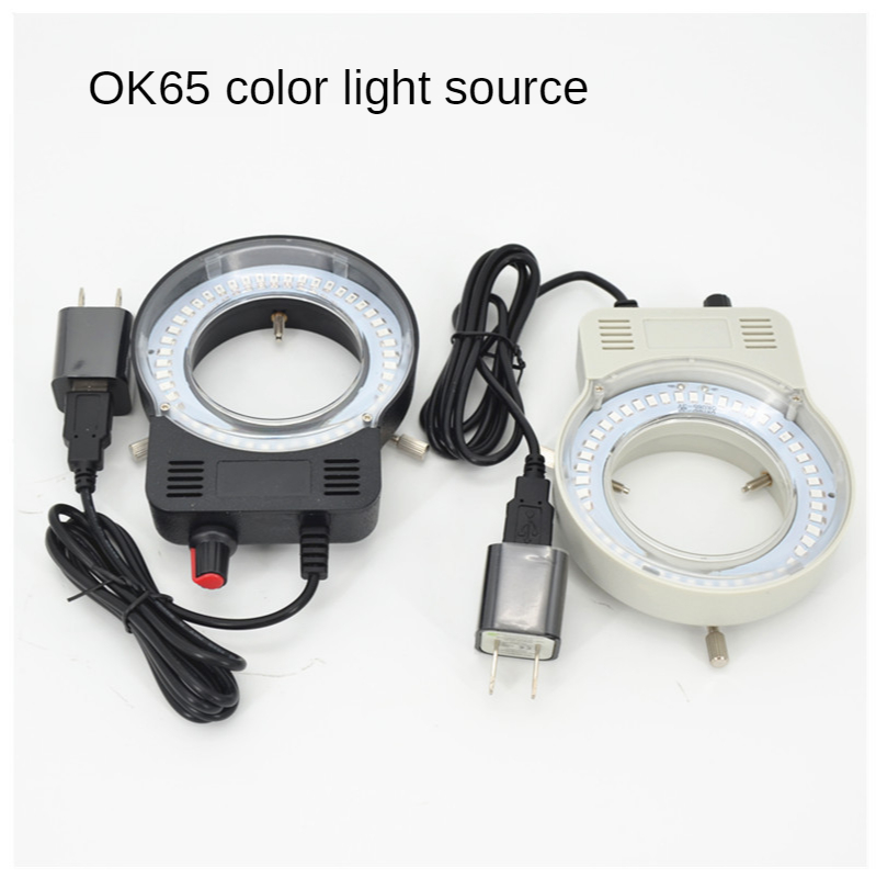 Blue Vision Lichtbron Microscoop Ring Led Lamp Verlichting Monoculaire Stereo Video Surveillance Product Inspectie Lamp