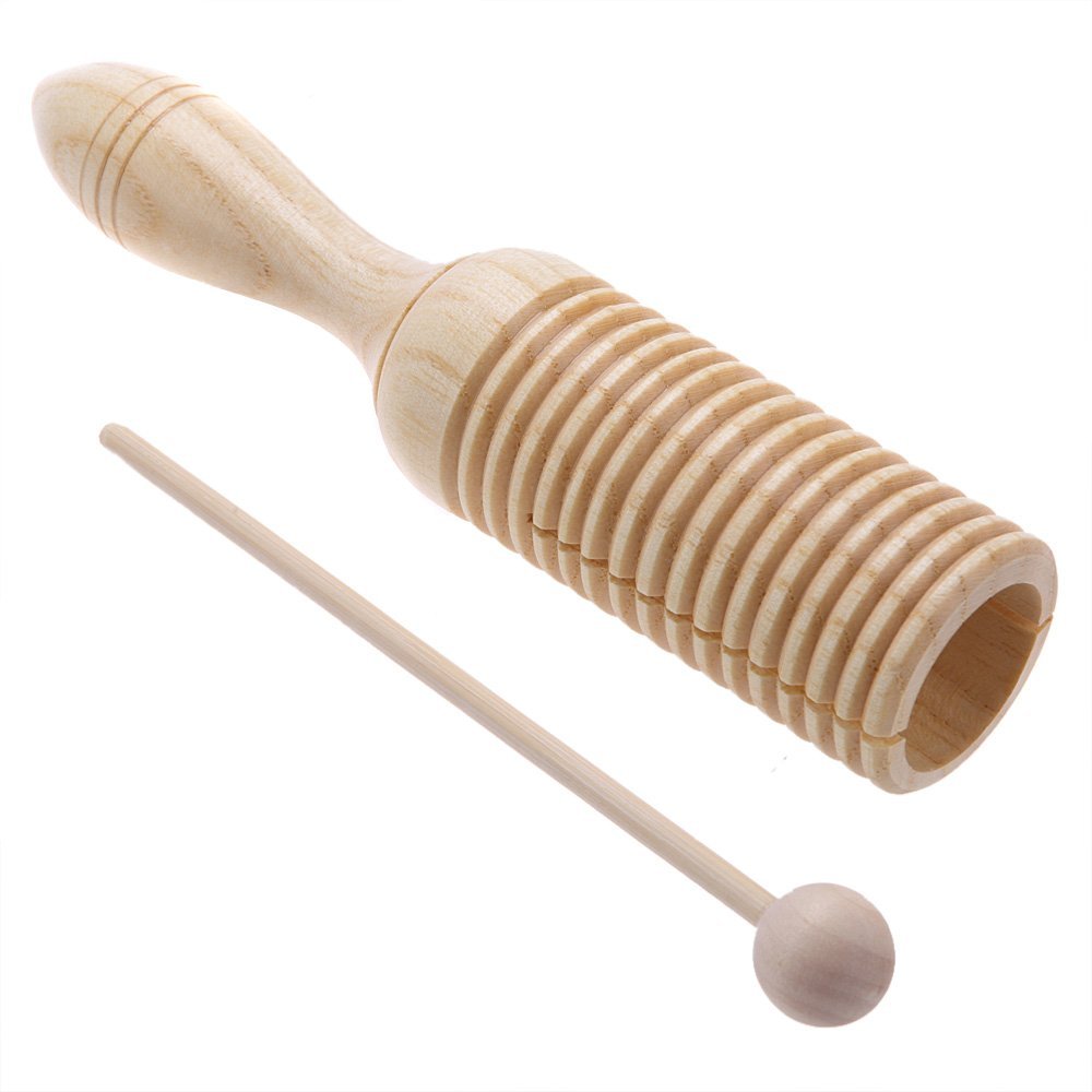 Ws-kid børn musikalsk legetøj træ krage ekkolod slaginstrument