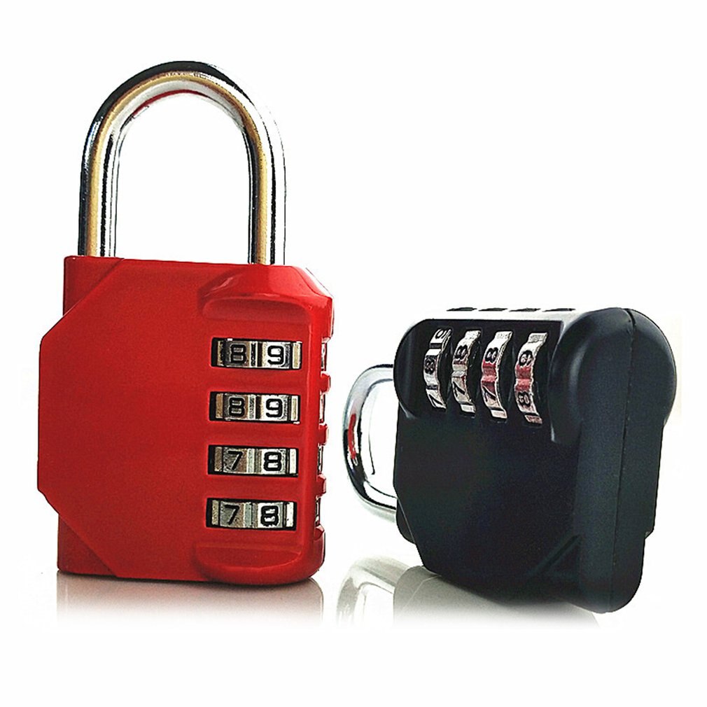 large size 4 digit Number Code Lock Resettable padlock Security Digital Combination Locks for Travel Suitcases Luggage