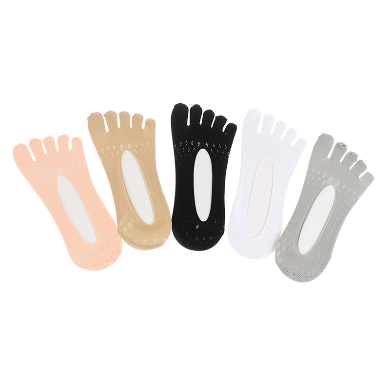 1pair Orthopedic Compression Socks Women's Toe Socks Ultra Low Cut Liner With Gel
