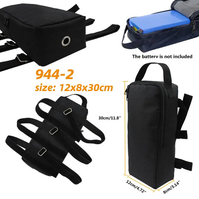22 Maten Elektrische Fiets Case Elektrische Fiets Bagage Opslag Fiets Elektrische Fiets Pvc Li-Ion Batterij Scooter S M L-: WIT