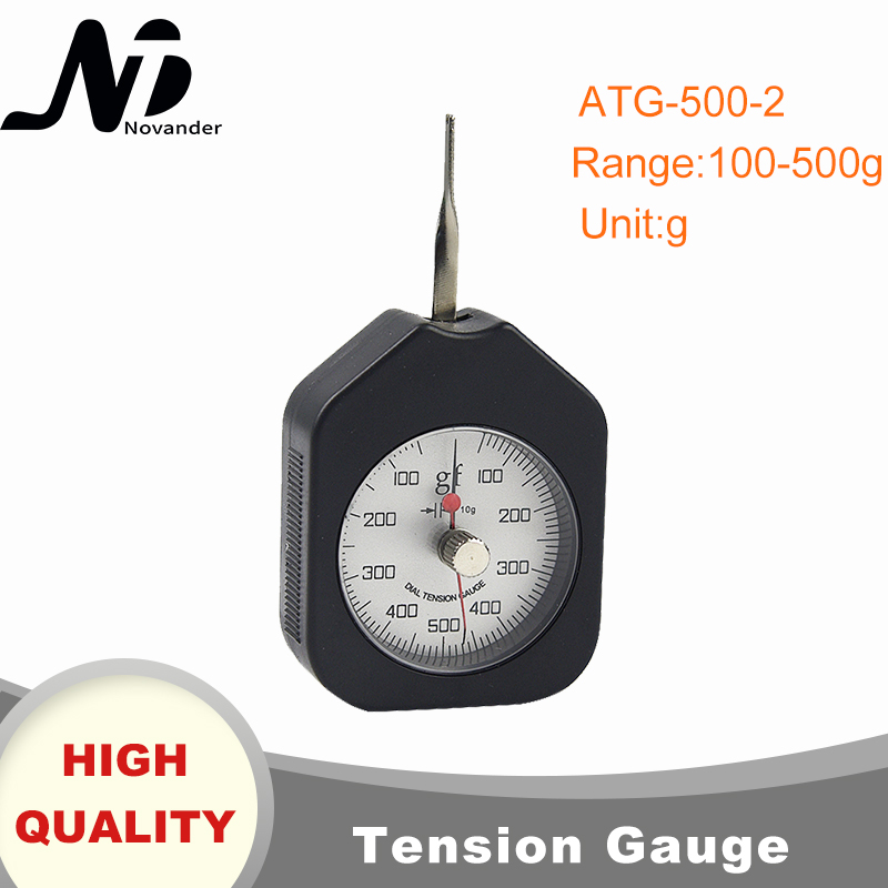 Tensiomètre analogique 500g, jauge de Tension,