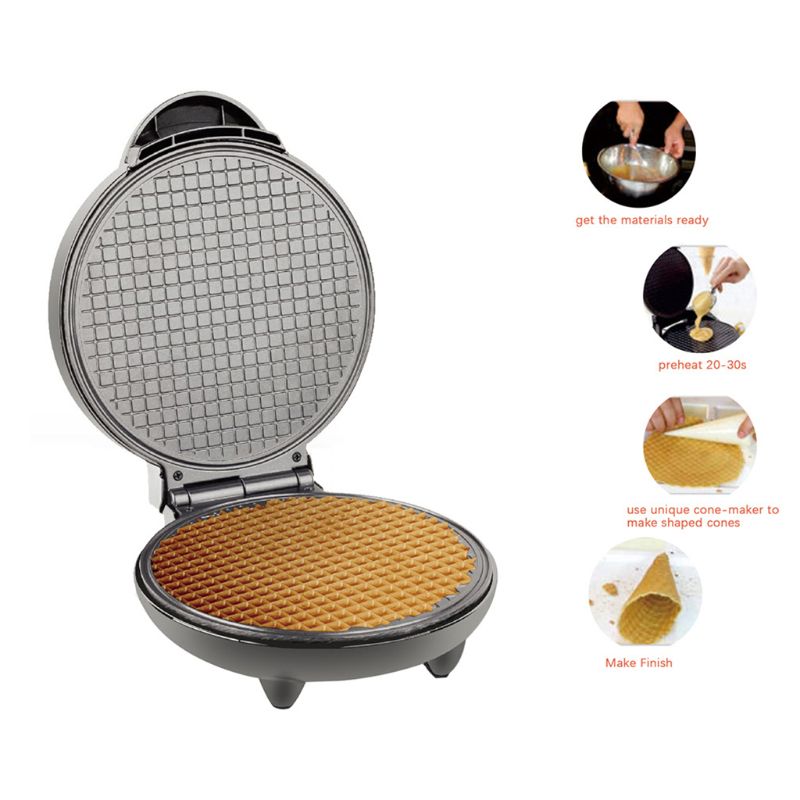 Multifunctionele elektrische wafelijzer bakvorm krokant eierbrood antiaanbak bakvorm praktische pannenkoek thuiskok