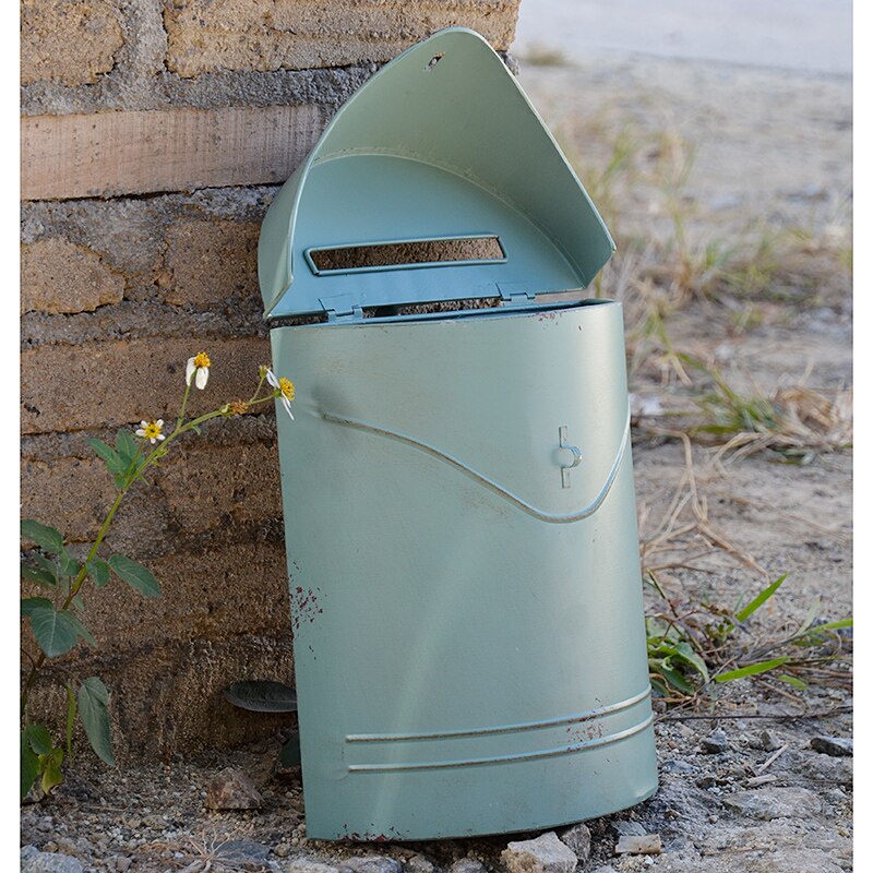 Decor retro rustic metal wall mailbox ideas