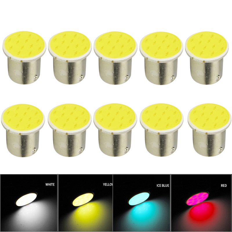 10/4Stck Auto LED-lampe P21W 1156 Ba15s 1157 Bucht15d Blinker Licht Kolben 12V 7000K weiß Auto Sicherung umkehren Parkplatz Bremsleuchten