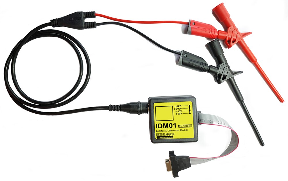 Módulo de aislamiento diferencial de osciloscopio, protección de voltaje, seguro, 800V, IDM01