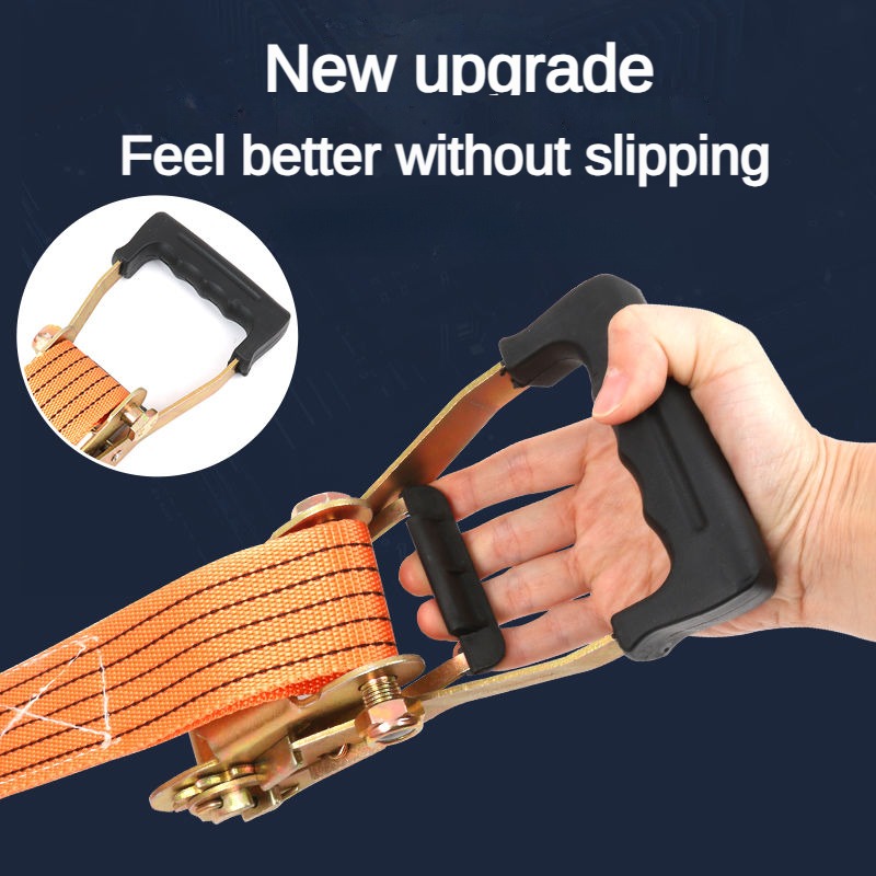 Double Hook Cargo Straps Thickened Ratchet Straps Universal Retractor Tie Down Straps Trailer Strap Tensioner Safety Rope