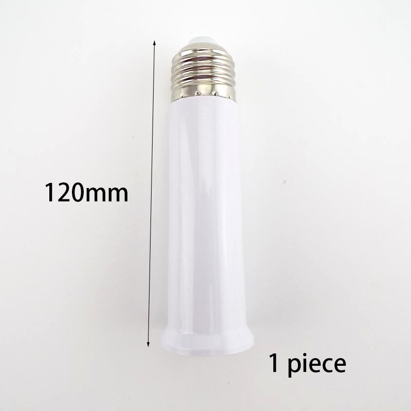 Lampadapter E27 naar E27 Extender LED-lampvoethouder Schroeffitting Verlenglichtconverter: green