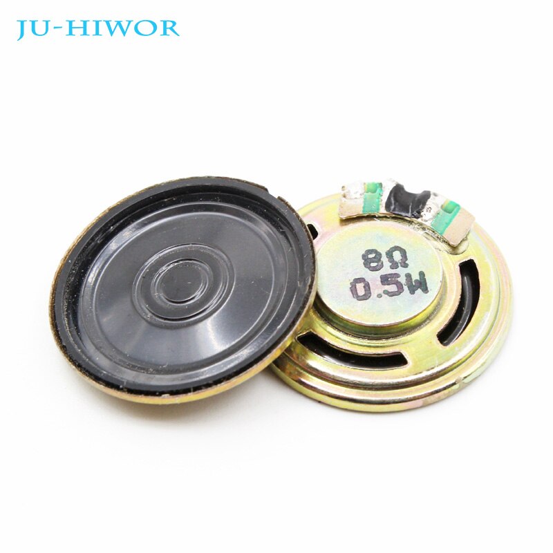 20pcs 0.5W Loudspeaker 8R 23MM Mini Round Speaker Diameter Thickness 5MM Small Horn Doorbell Speaker