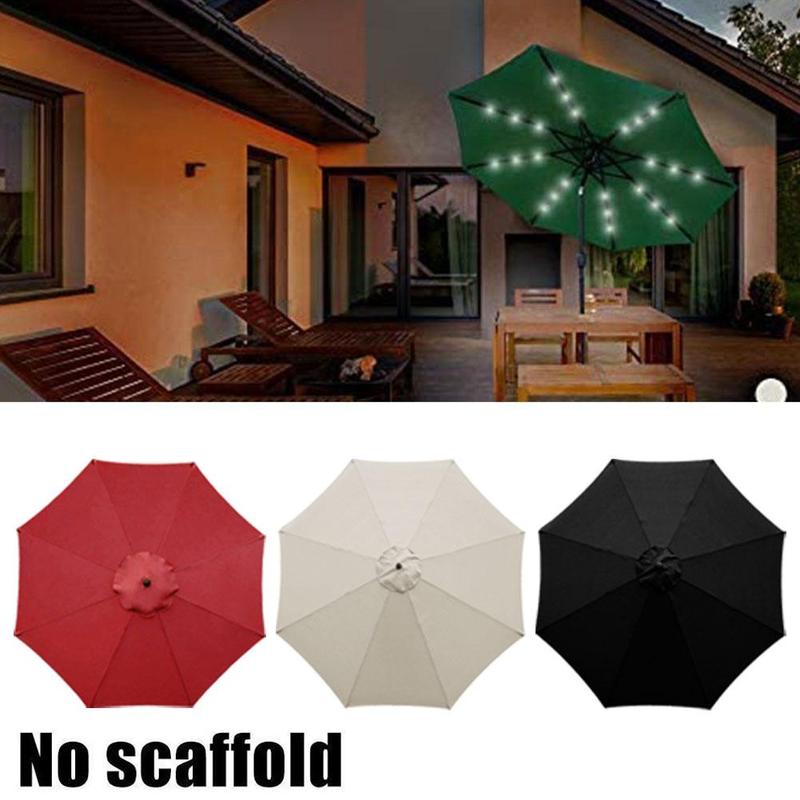 3 Meters Parasol Replacement Fabric Garden Parasol Canopy Cover Suitable For 8-arm Umbrella Cover (only parasol cloth, no stand)
