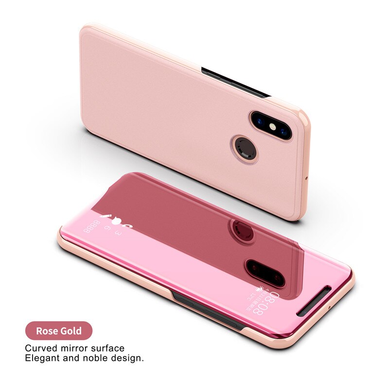 Voor Samsung Galaxy M11 Case Luxe Spiegel Leather Flip Cover Voor Galaxy M11 Case Samsung Galaxy M11 Beschermende Shockproof Stand: Pink