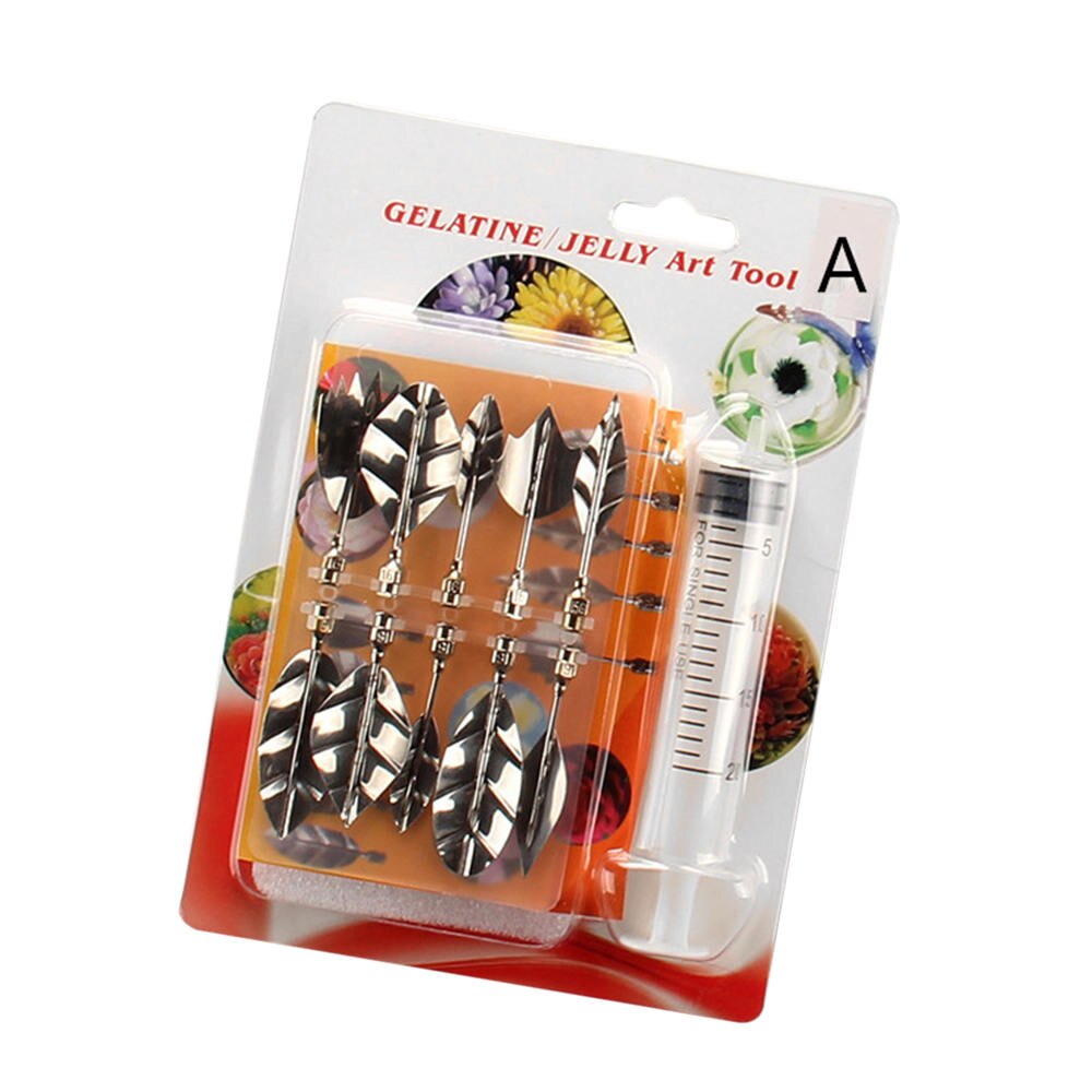 11pcs 3D Jelly Flower Art Tools Jelly Cake Gelatin Pudding Nozzle Set Cake Decorating Tools