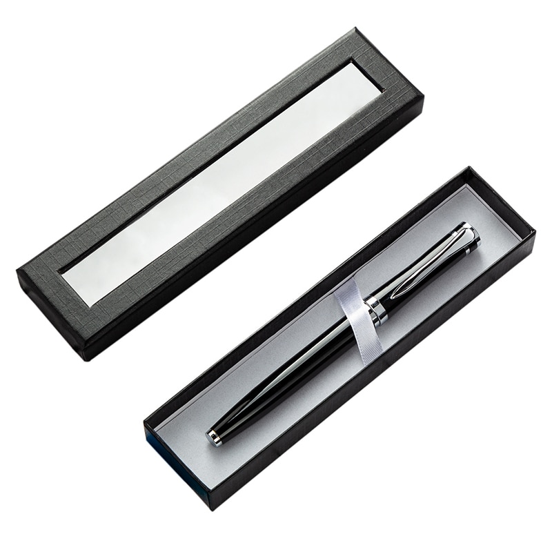 Pen Box Single Pen Box Transparent Paper Packaging Box Packaging Box School Office Student Supplies - bihe