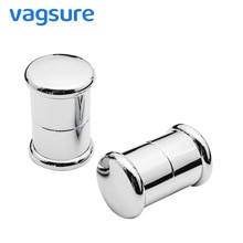 Vagsure 2 Teile/los Kunststoff Galvani Einzigen See Runde bilden Schiebe Knopf Tür Griff Für Möbel Duschkabine Zubehör