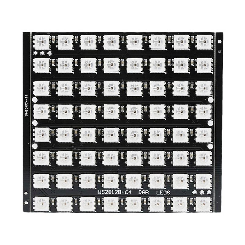 8x8 64 led matriz ws2812 led 5050 rgb completo-cor placa de motorista para arduino