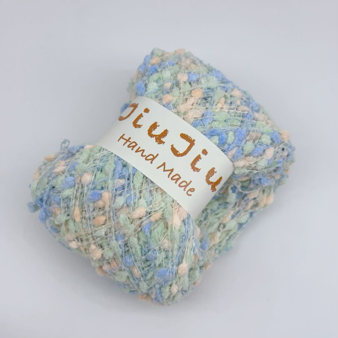 Chrysanthemum Yarn Ball Wool Starry Sky Flower Pattern DIY Hand Woven Coarse Mixed Color Thread Plush Yarn Ball Crochet Hook