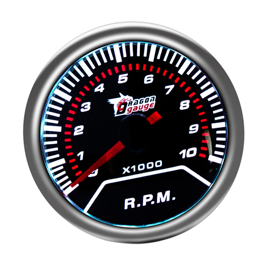 RPM Gauge ×1000rpm Tachometer Stepper Motor Meter with Shift Light Work For for All Kinds of Cylinder Engine