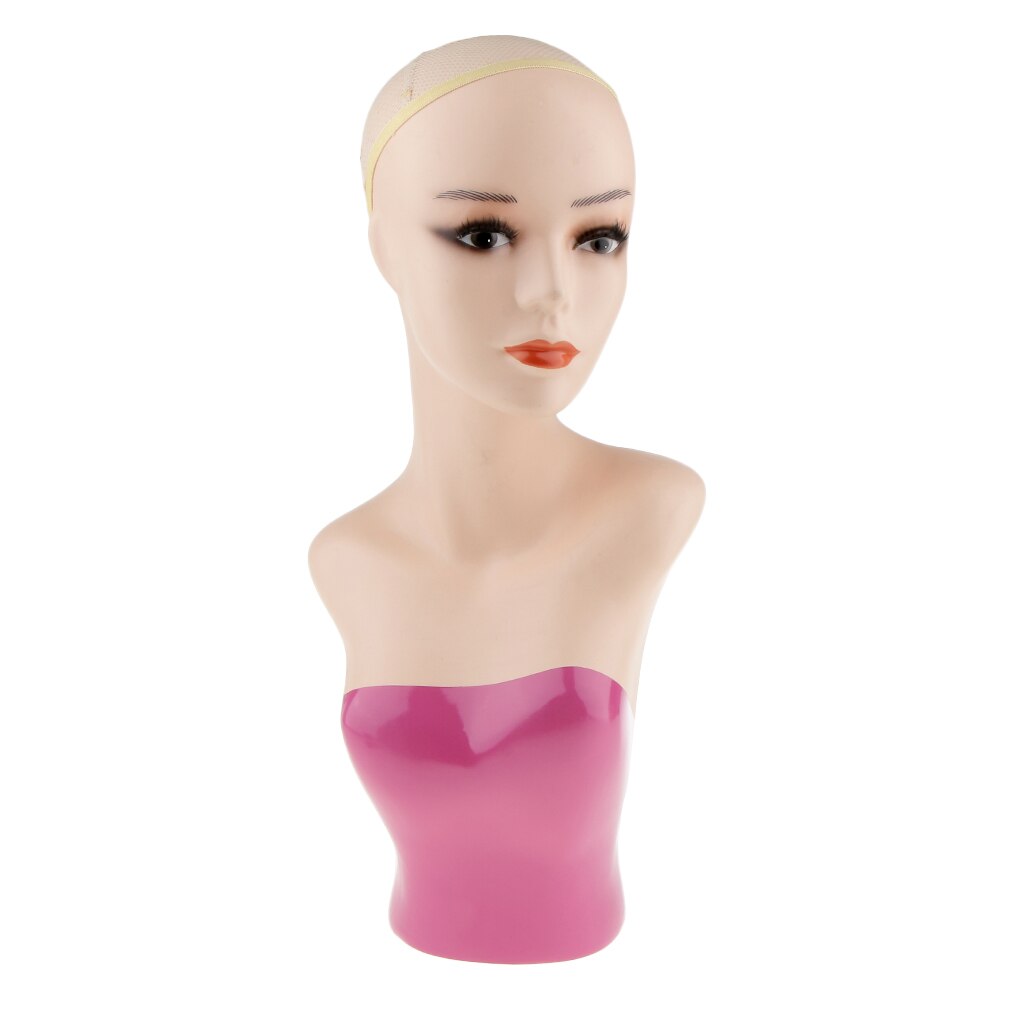 Vrouwelijke Mannequin Hoofd Buste Voor Ketting Pruiken Sieraden Hoed Cap Display