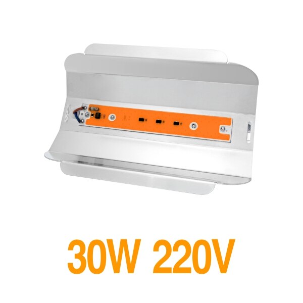 Led fuld spektrum vækstlampe 380-780nm 30w 50w 80w 100w 220v udendørs phyto lys vækst projektør til plante drivhus såning: Dwdgl 30w