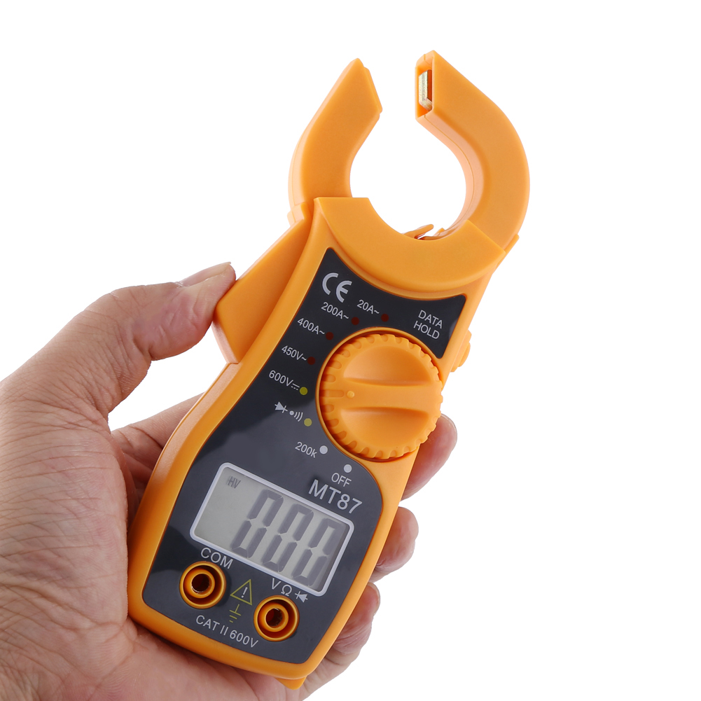 Digitale Klem Multimeter Ac Dc Voltmeter Ammeter Ohmmeter Volt Tester Lcd Meter Nieuw