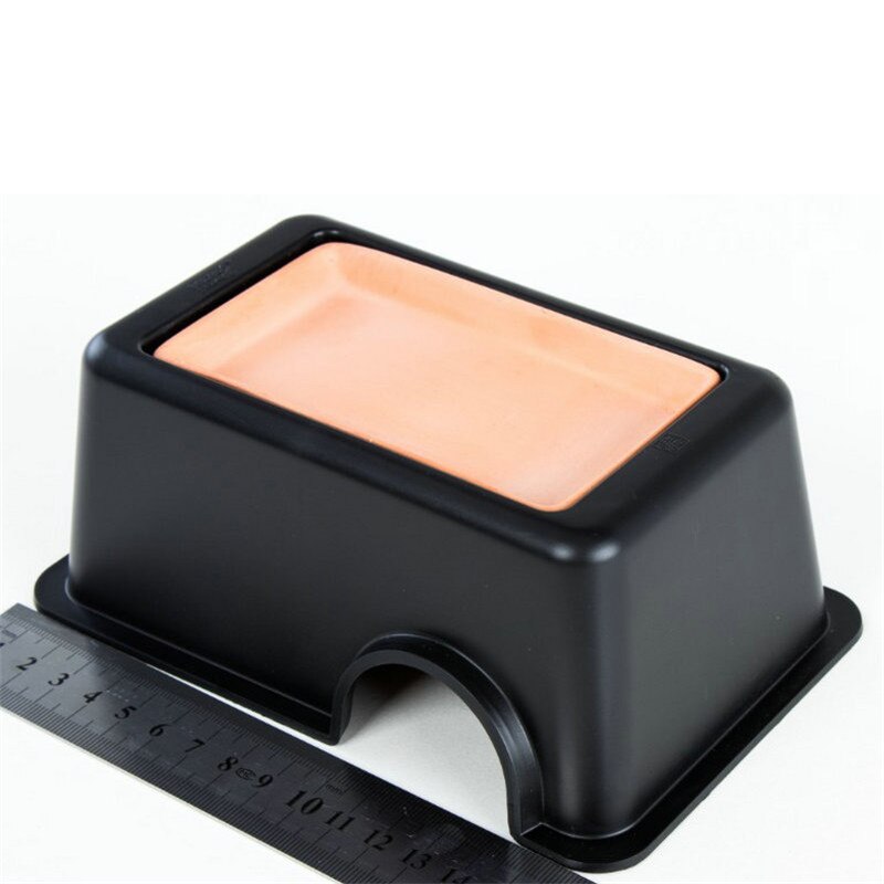Plastic Reptile Hide Box Den Spawning Cave Tortoise Snake Lizard Feed Water Bowl Small Crawling Pet Reptile Leopard Gecko Climb