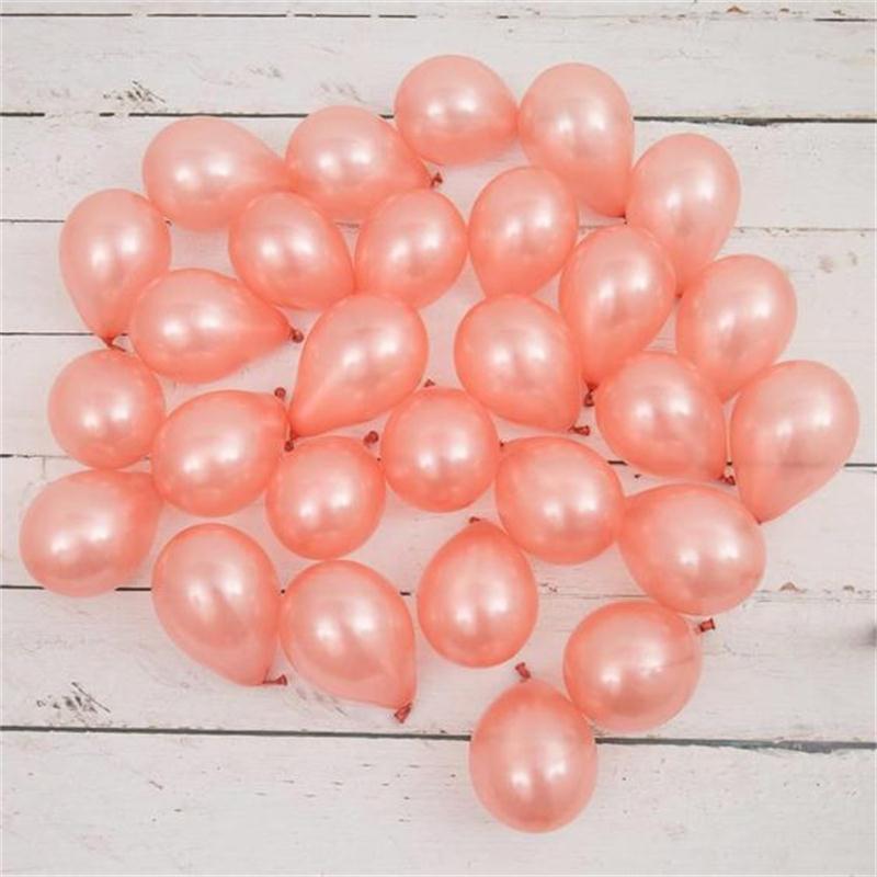 20 stücke 5 zoll Mini Perle Latex Ballon Rose Gold Champagner Gold Luftballons Hochzeit Geburtstag Party Dekor Liefert