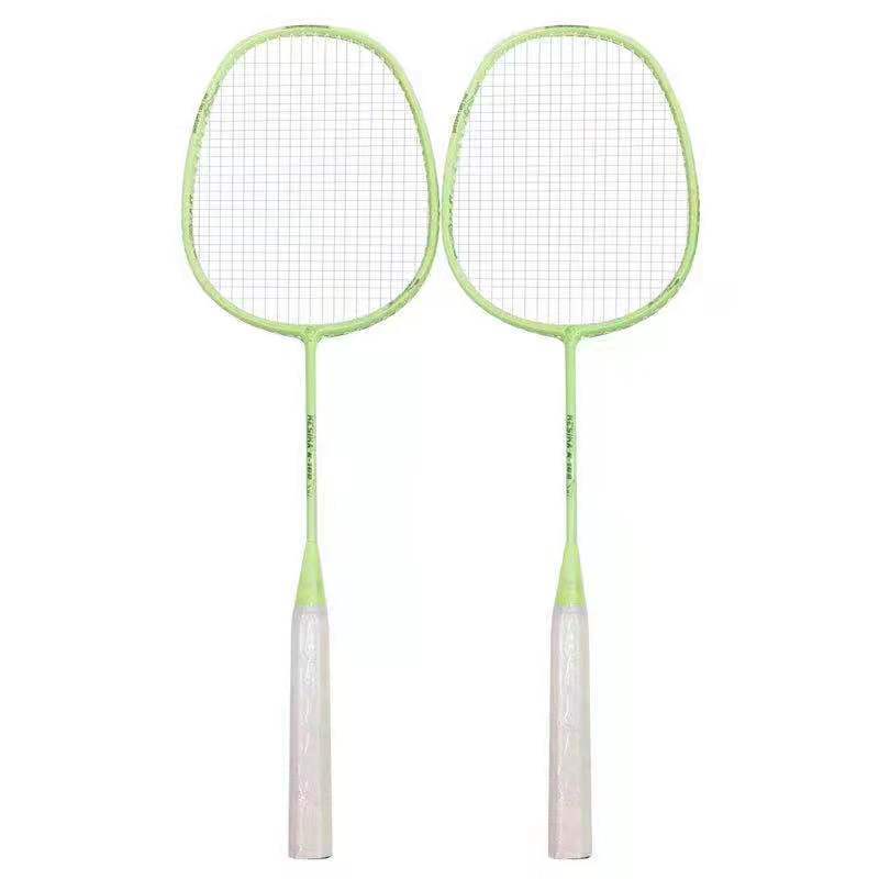 2pcs Badminton Rackets Set Family Couples Double Badminton Racquet Carbon Lightweightt Playing Badminton -40
