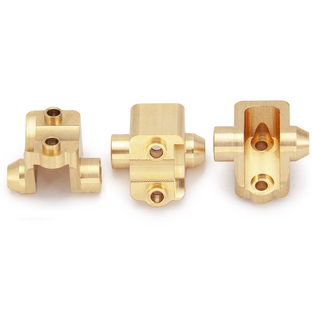 YEAHRUN Brass Lowering Shock Mount - 45g Heavy Duty for Traxxas TRX-4 1/10 RC Crawler
