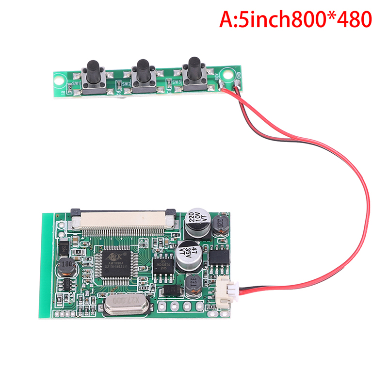 4.3/5Zoll LCD-Anzeige Treiber platine Modul Bausatz Monitor für Auto av digitalen Foto rahmen Multifunktion: Schwarz