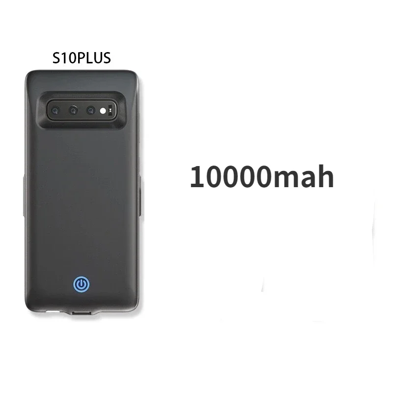 10000mAh Bateria Externa For Samsung Galaxy S10 S10e S10Plus S20 Plus Ultra FE Battery Charger Case Charger Cover Powerbank Case: Dark Red