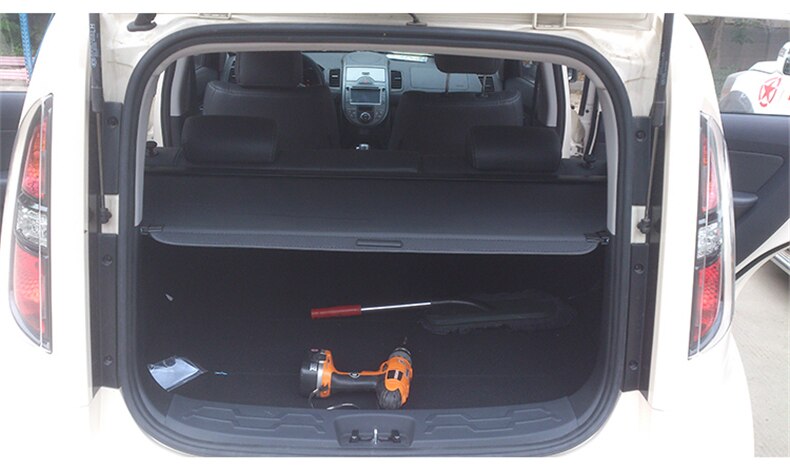 Rear Cargo Cover For KIA Soul EV privacy Trunk Screen Security Shield shade