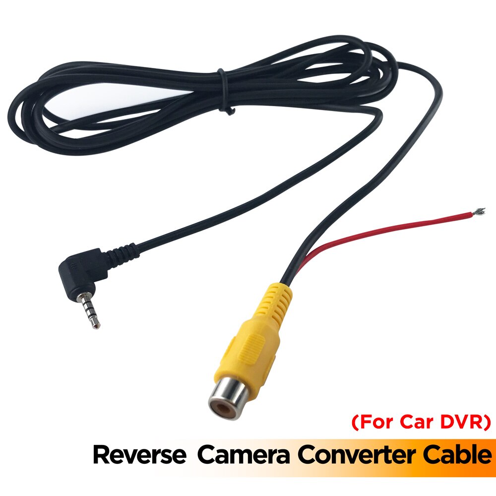 RCA to 2.5 mm AV Cable for Car Rear View Camera Parking Camera Converter cable for car DVR to Car DVR Camcoder GPS Tablet