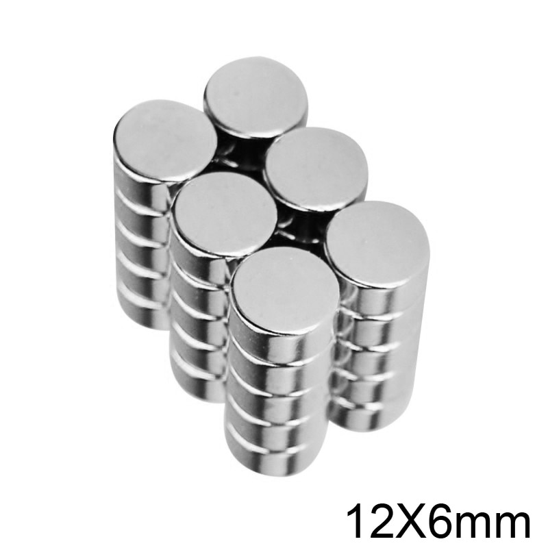 5 ~ 50 Stuks 12X6 Mm Zoeken Kleine Diameter Magnetische Magneet 12Mm X 6 Mm Kleine Ronde ndfeb Magneten 12X6 Mm Neodymium Magneten Disc 12*6 Mm
